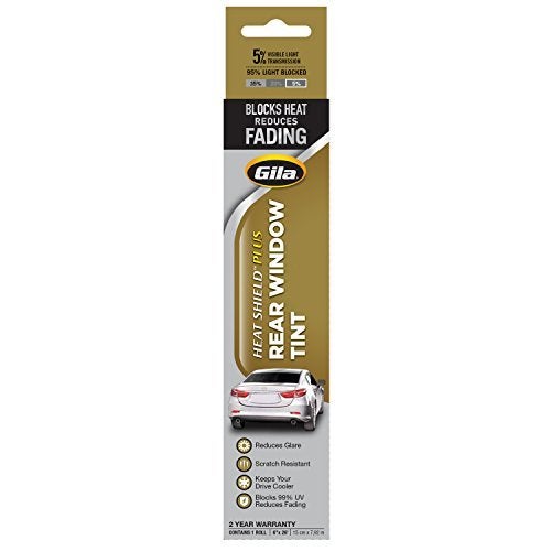Gila Heat Shield Plus 5% VLT Rear Window Tint  6in x 26ft
